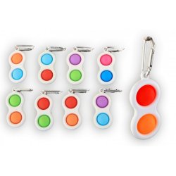 Fidget Toys: Simple Dimple Nøgle Ring