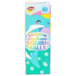 Dolphin 3PK Diddy Squish Balls - Slap Af med Sdme og Farver