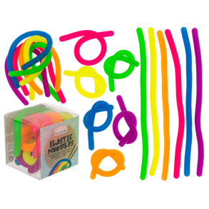 Elastiske Nudler, ca. 29 cm, 6 stk. Super Kvalitet