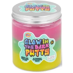 Glow in the Dark Putty � K�mpe B�tte Selvlysende Putty � Assorterede Farver