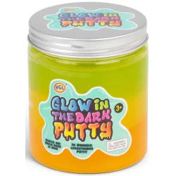 Glow in the Dark Putty � K�mpe B�tte Selvlysende Putty � Assorterede Farver