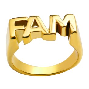 FAM Ring – 18K Guldbelagt