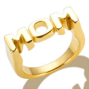 MOM Ring i 18K guldbelagt