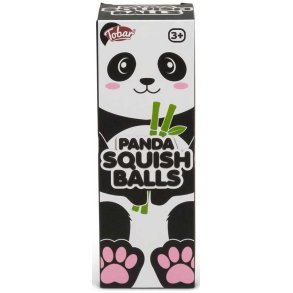 Panda 3PK Diddy Squish Balls - Klem, Slap Af og Smil!