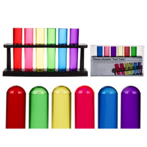 Shotglas 6 Stk. Reagensglas  40 ml.