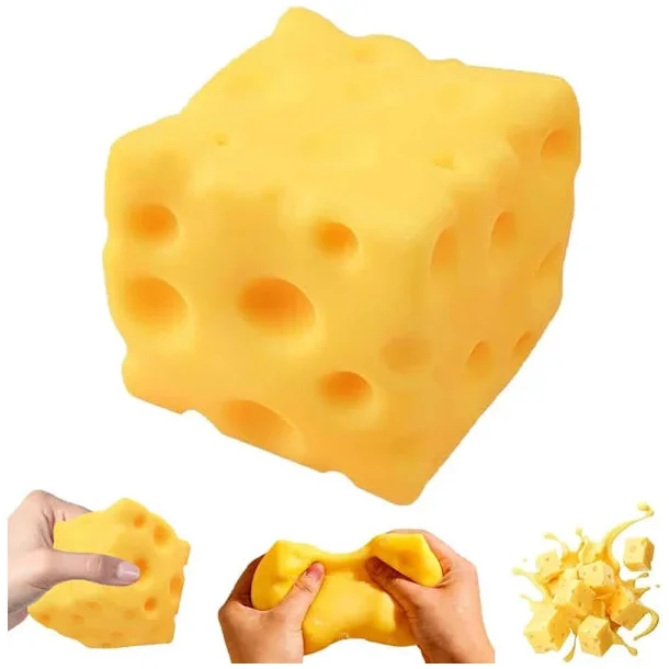 Cheese Squishy 5 cm � Bl�d Slow Rising Ost