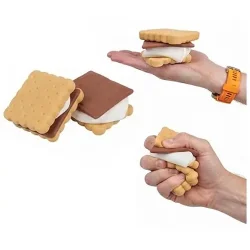 XXL S�more Squeeze Sandwich 10 cm � K�mpe Kiks Stressbold