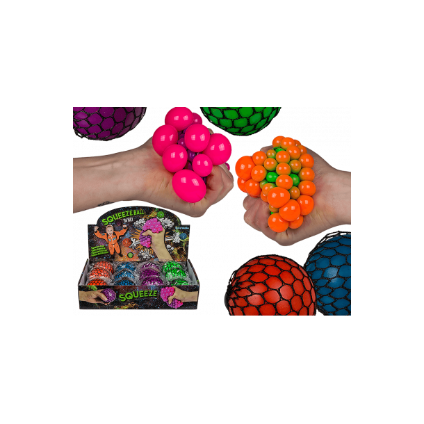 Fidget Toys: Squeeze Ball I Net 7 Cm
