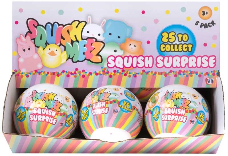 Køb Fidget Toys: Squishy Buddie Squish Meez Mega Tub 18 stk hos Bents ...