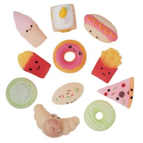Fidget Toys: Squishy Buddie I Pose - Fastfood-Inspireret Squishy Legetj (2-pak)