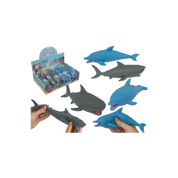 tretchy Havdyr � Haj eller Delfin � Sandfyld � Assorterede Modeller