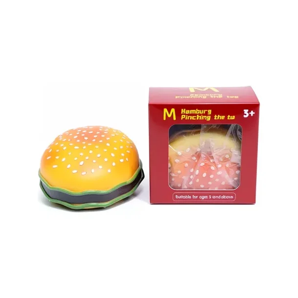 Jumbo Hamburger Stressbold 15 cm � K�mpe Burger Squishy