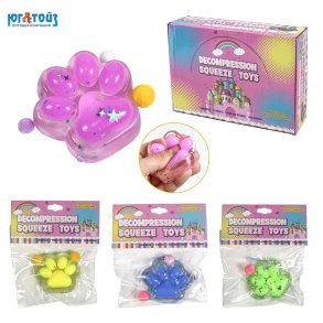 Paw Squishies – med Stjerner og Glimmer (Assorterede Farver)