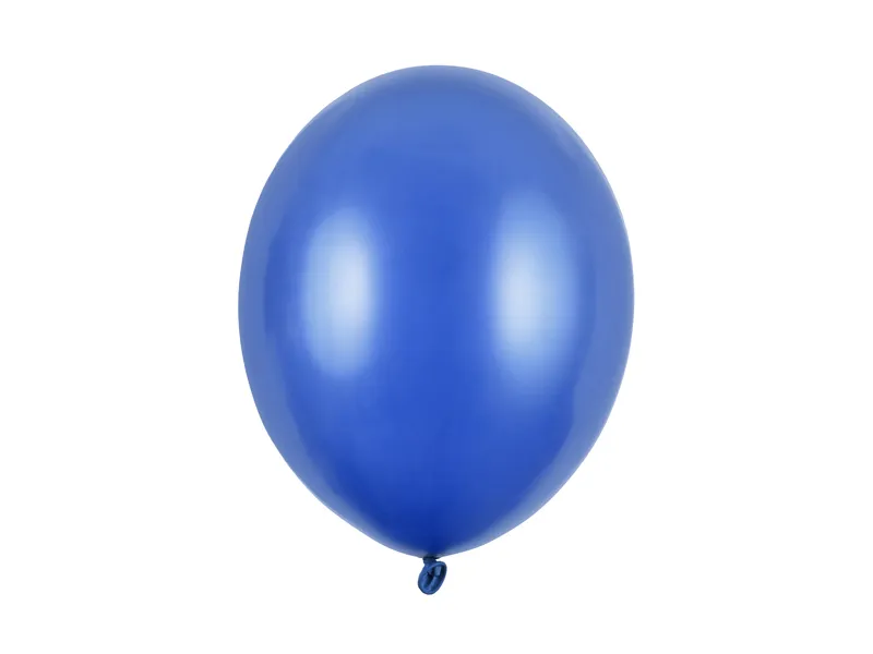 Billede af Professionelle Balloner, 30 cm, Metallic Blå 10 stk