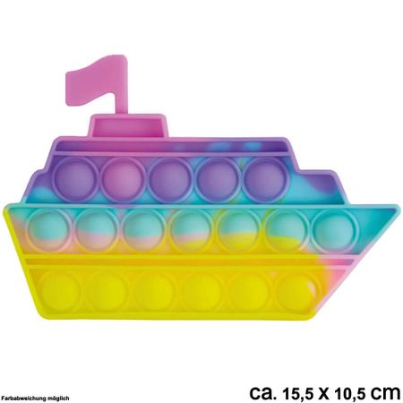 Fidget Toys:  Pop It SKIB 15,5x10,5cm RAINBOW PASTEL