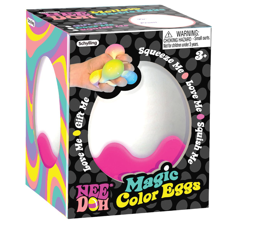 Needoh Magic Egg Magisk Farveskiftende Fidget Toy!