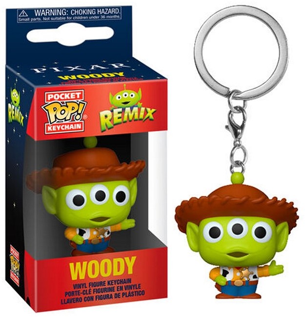 Funko POP Nøglering - Pixar Alien Remix Woody